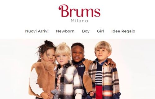 brumsイタリアミラノの子ども服