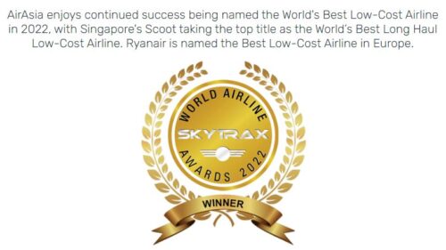 best low cost airline2022