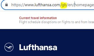 Lufthansa（ルフトハンザ航空）イギリス版